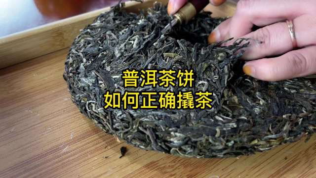 普洱饼茶的正确泡法，简单易懂的指南